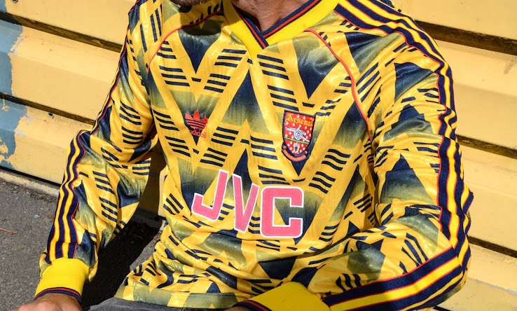 Slikovni rezultat za LEAKED: Adidas Arsenal 19-20 Away Kit to Bring Back 'Bruised Banana' Look
