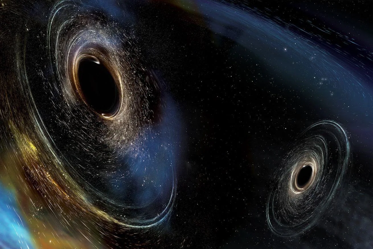 Imagem de supostos buracos negros