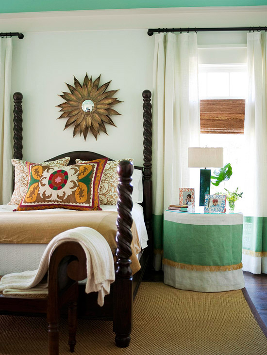 DORMITORIOS CON ESTILO: DORMITORIO DECORADO EN VERDE