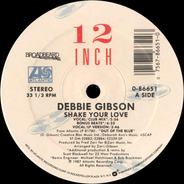 Shake Your Love (12" Club Mix) - Debbie Gibson.