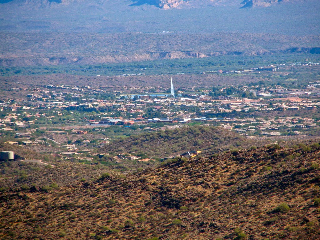 Scottsdale Daily Photo Photo Fountain Hills from a Distance