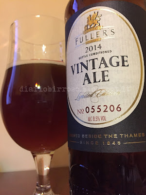 Fuller's Vintage Ale 2014 birra recensione degustazione blog birra artigianale