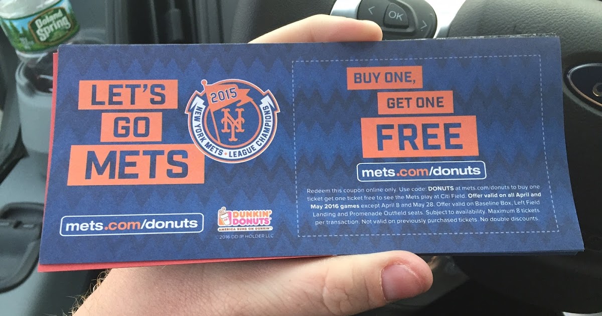 BOGO METS TICKET OFFER