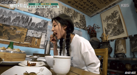 경주투어 하라니까 완전히 먹방투어를 해버린 걸그룹.gif | 인스티즈