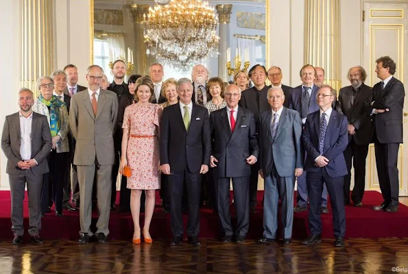 Queen Mathilde and King Philippe hosted a lunch for the jury members of the Queen Elisabeth Piano Competition 2016