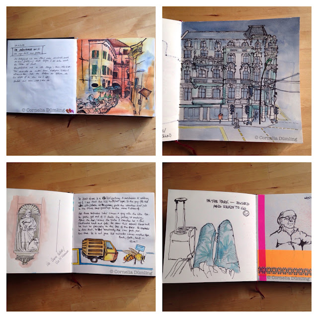 illustration, sketchbooks, Cornelia Dümling, Sketchbook Conversations, My Giant Strawberry