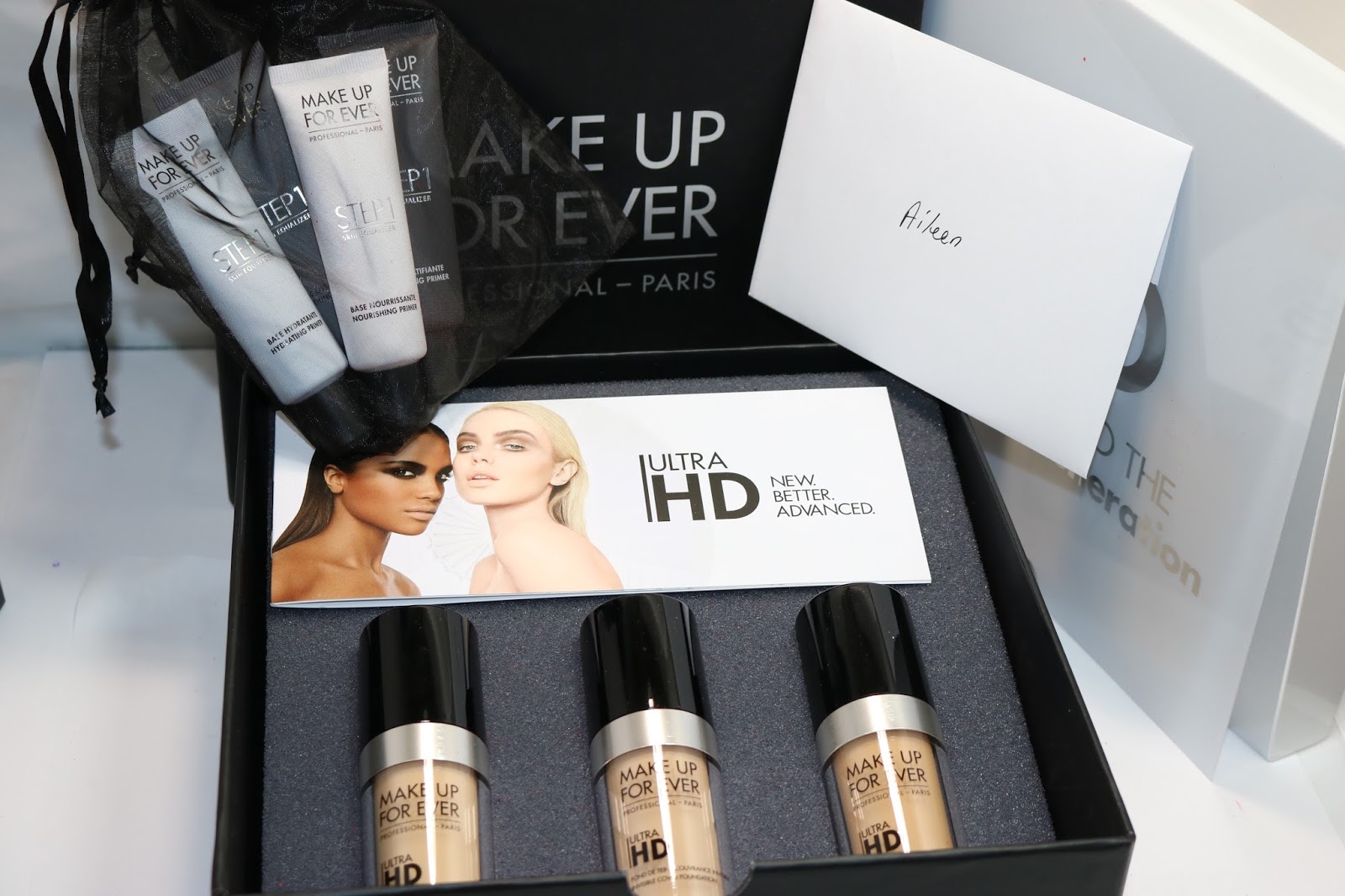 Makeup For Ever Ultra HD Foundation and Primer Swatches, Video Review