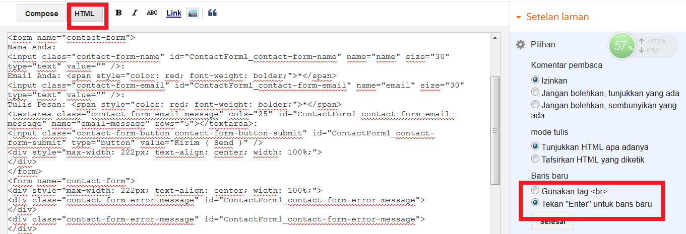 Form errors. Contact form error.