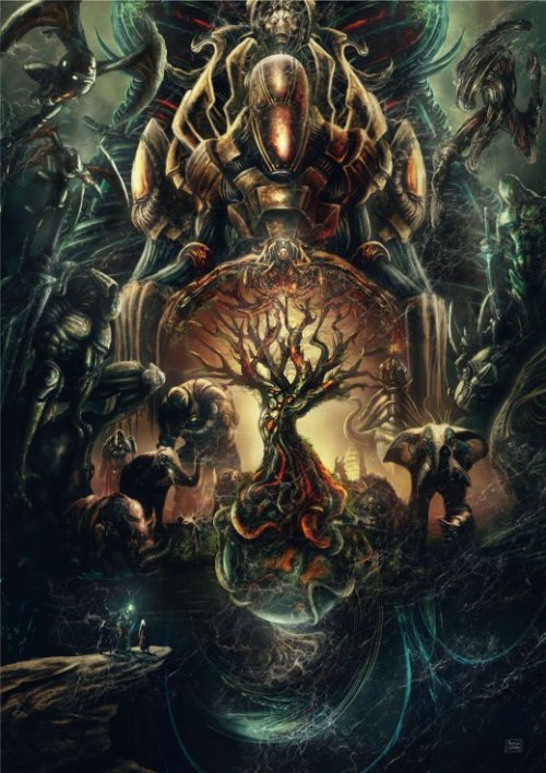 As incríveis ilustrações de fantasia e ficção científica de Patricio Clarey Patricio Clarey artstation arte ilustrações digitais surreais sombrias fantasia ficção científica quadrinhos