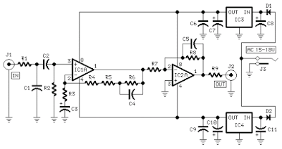 Preamplifier Circuit diagram