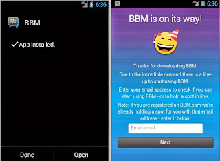 install BBM for Android Secara Manual