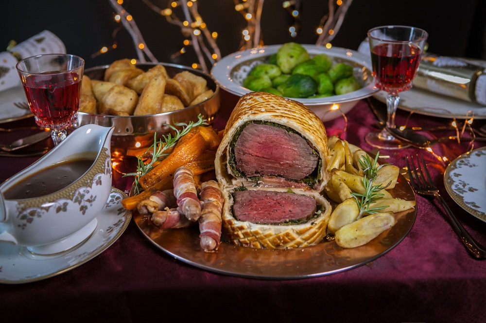 Beef Wellington with Watercress And Smoked Prosciutto Claire Justine