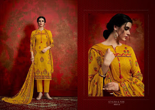 Aaa Designer Noor Cotton dress Material Summer wear 2019