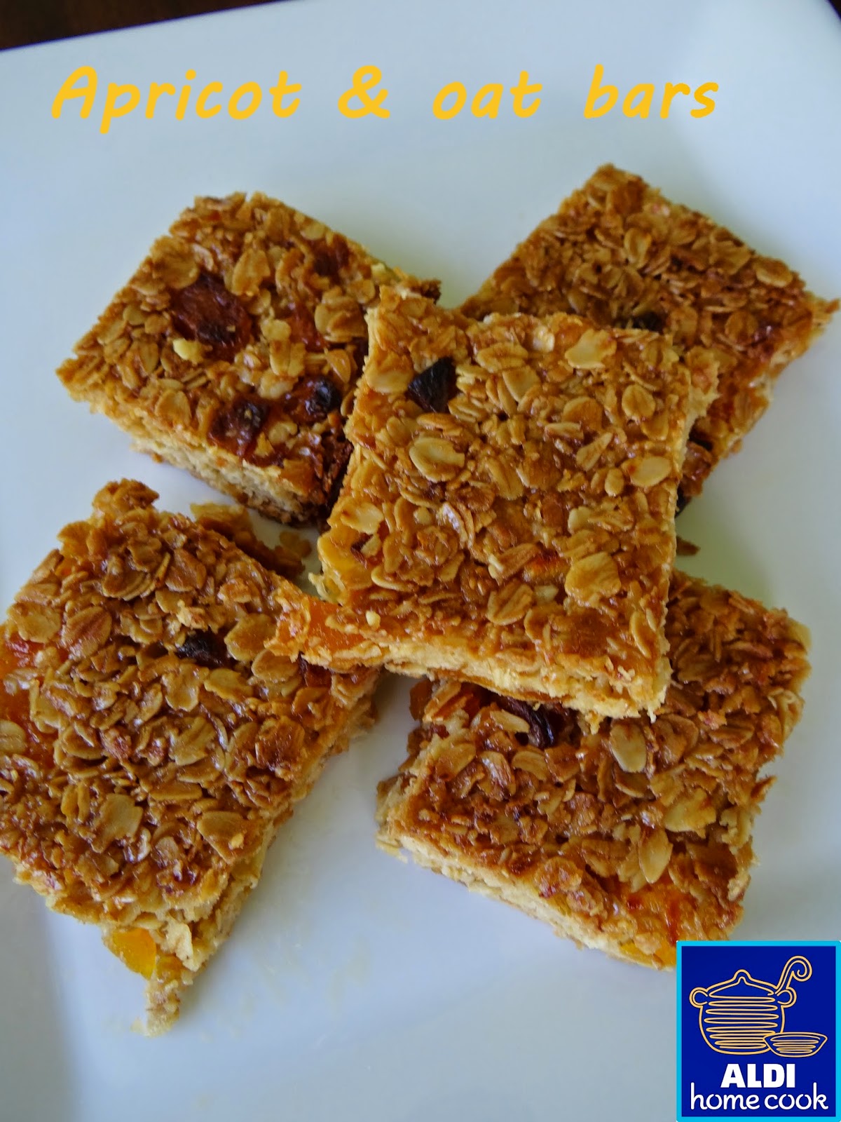 ALDI home cook Apricot & oat bars