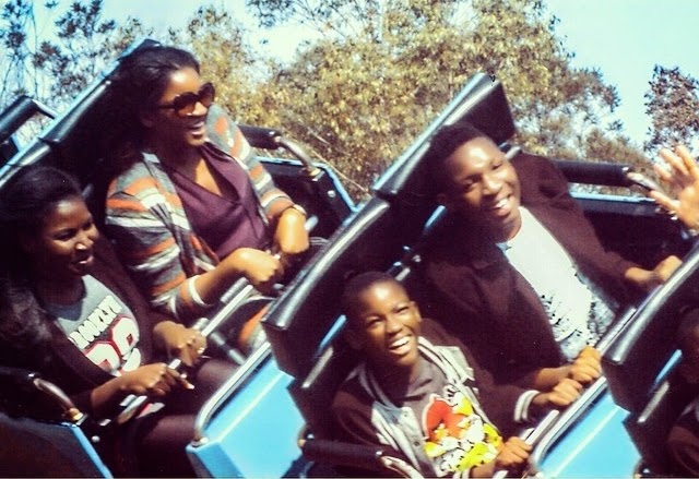 omotola jalade vacation south africa