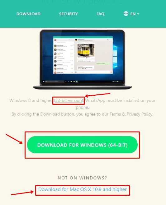 whatsapp business download for windows 10