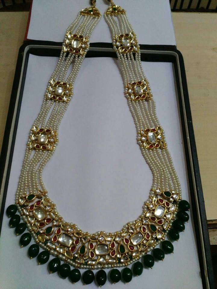 Silver Metal Kundan Jewelry Jewellery Designs