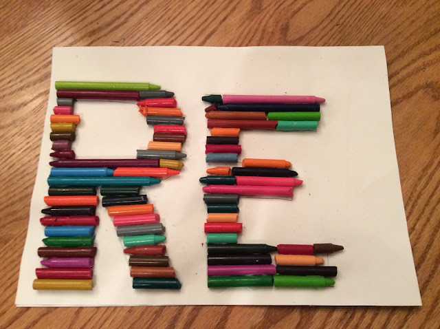 North Hill Robo Owls: How to Make Letter Initials From Recycled Crayons