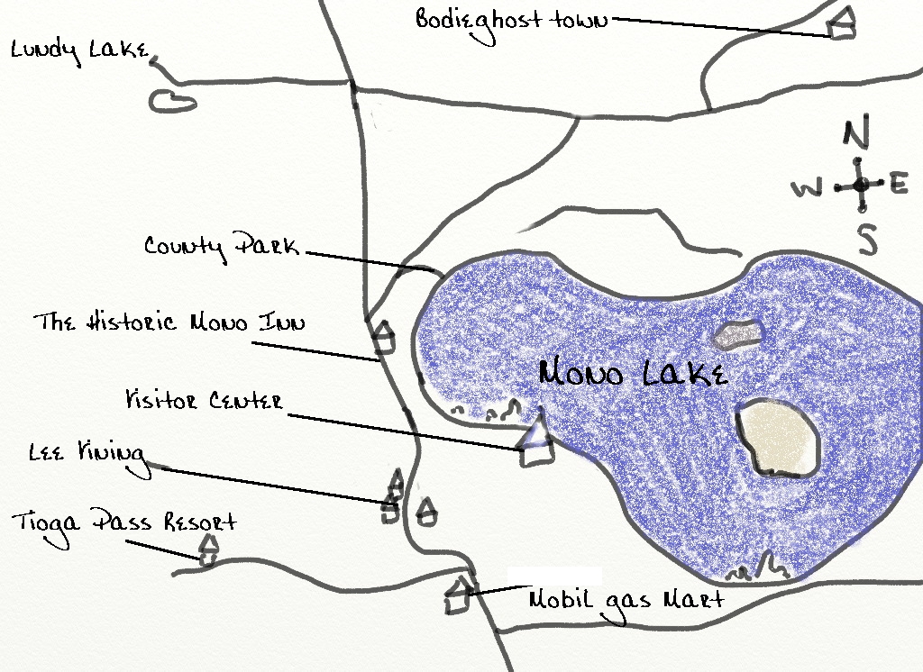 Mono Lake Guide Mono Lake Area Map