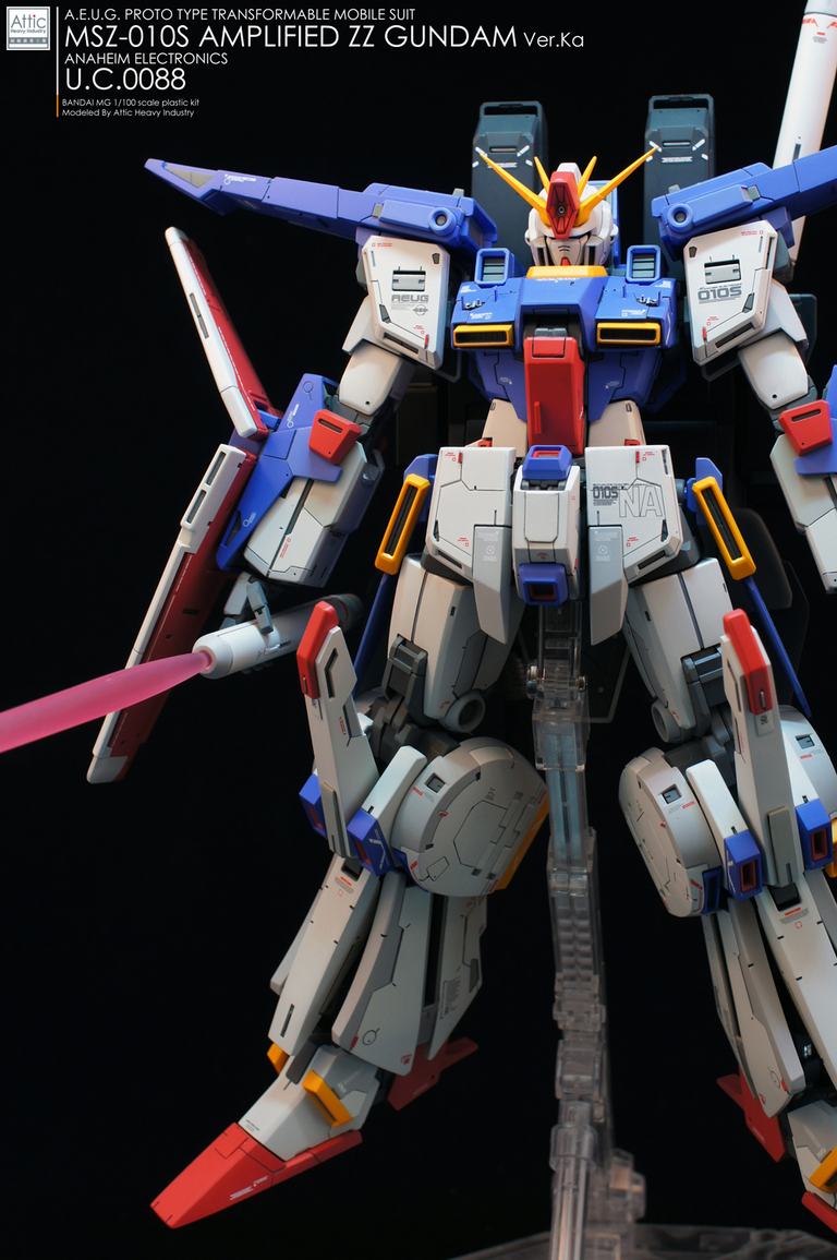 Custom Build MG 1/100 Enhanced ZZ Gundam Ver. Ka [Detailed]