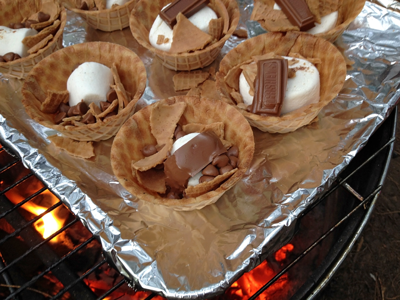 SugarPickle Designs No Mess Camping Smores!