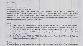 Contoh Surat Permohonan Jalan Lingkungan - Contoh Surat Permohonan Penutupan Jalan Raya - Surat P