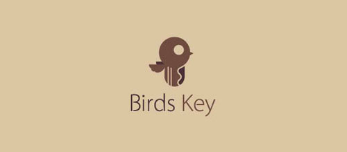 Birds Key logo design