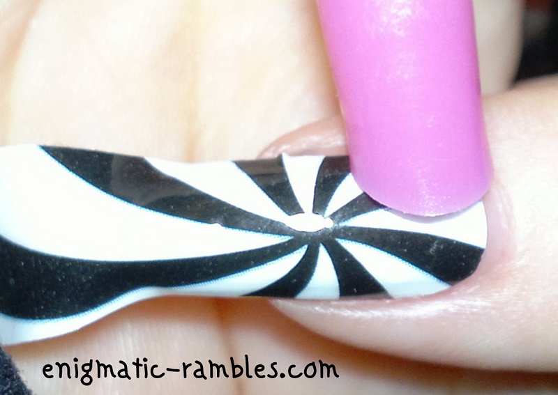 OMG-Nail-Strips-Black-Peppermint-Review-Demo