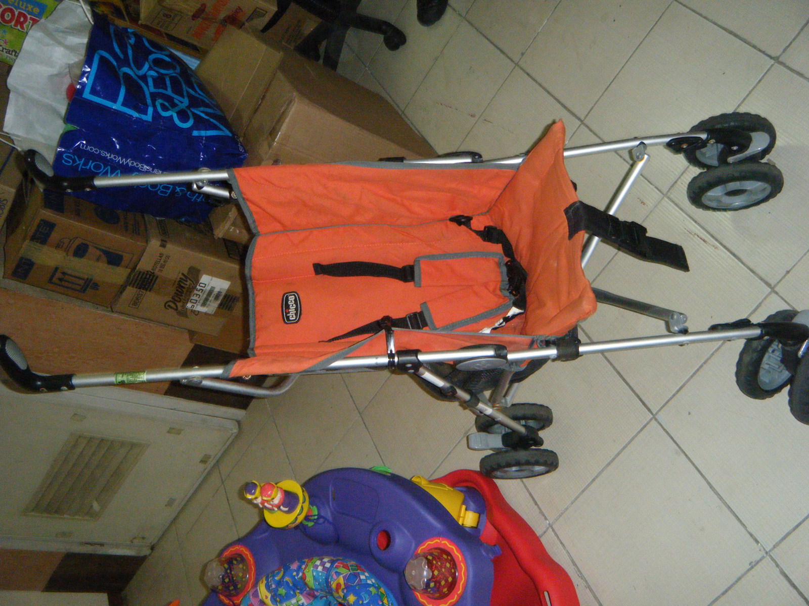 Baby Lucky Baby CHICCO UMBRELLA STROLLER ORANGE 2599P