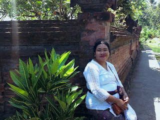 Resting After Worship Around Dalem Temple Environment At Ringdikit Village North Bali