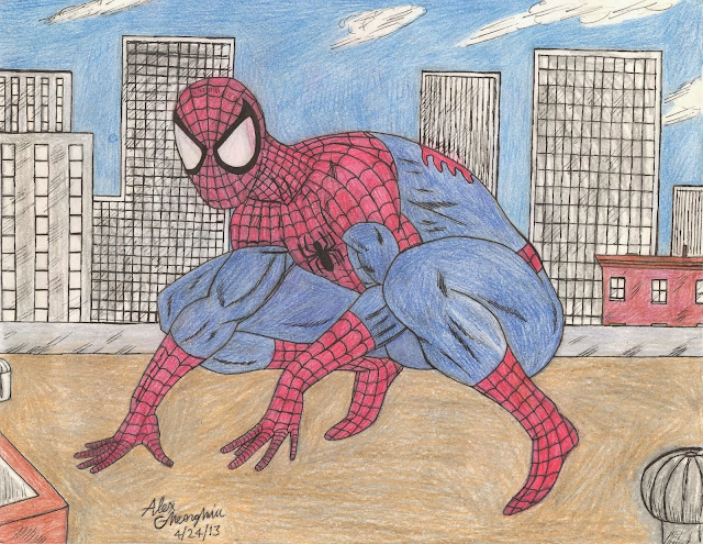 Spider-Man2014Spider-Manonrooftop