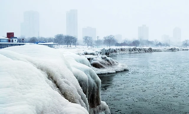 Ola de frió en Chicago