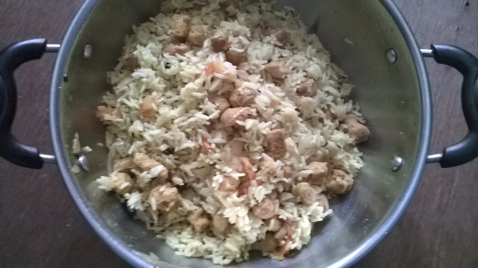 My Cooking for you: Nutrela Rice or Soya Chunks Pulao