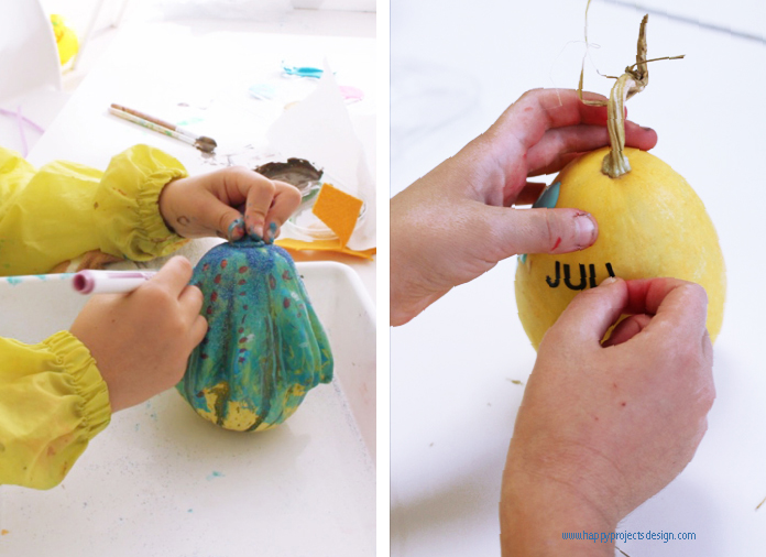 3 técnicas para decorar calabazas