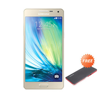 Samsung Galaxy A5 Gold Smartphone + Powerbank 11.000 mAh
