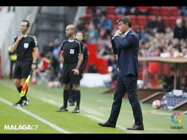 Míchel - Málaga -: "No podemos hacer el partido que hoy hemos hecho aquí"