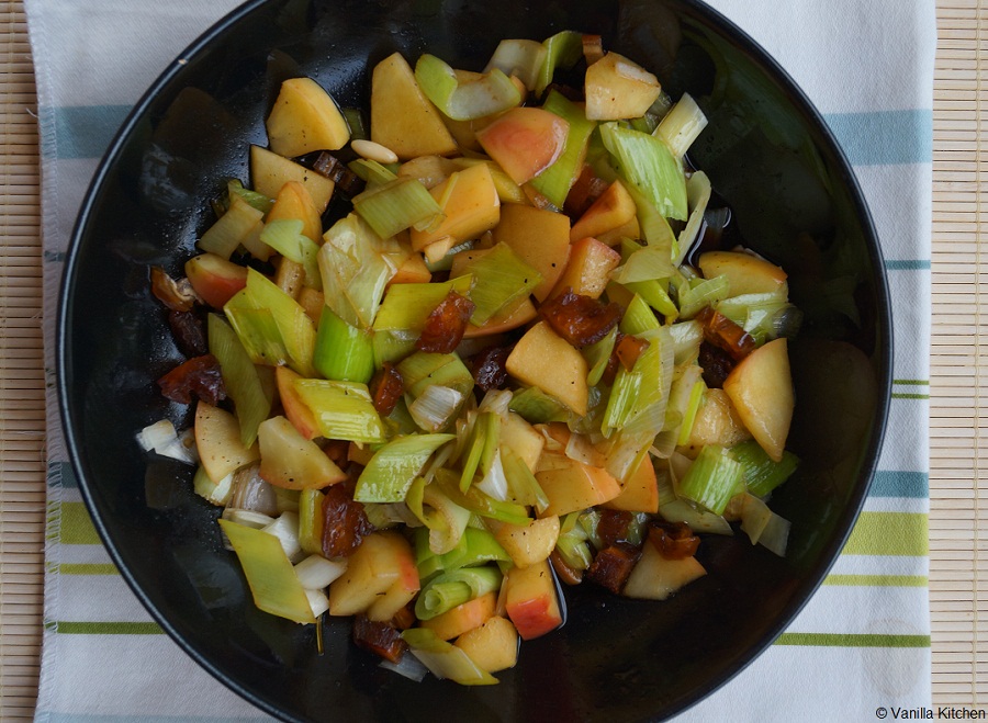 (no) plain Vanilla Kitchen: Lauch-Apfel-Salat