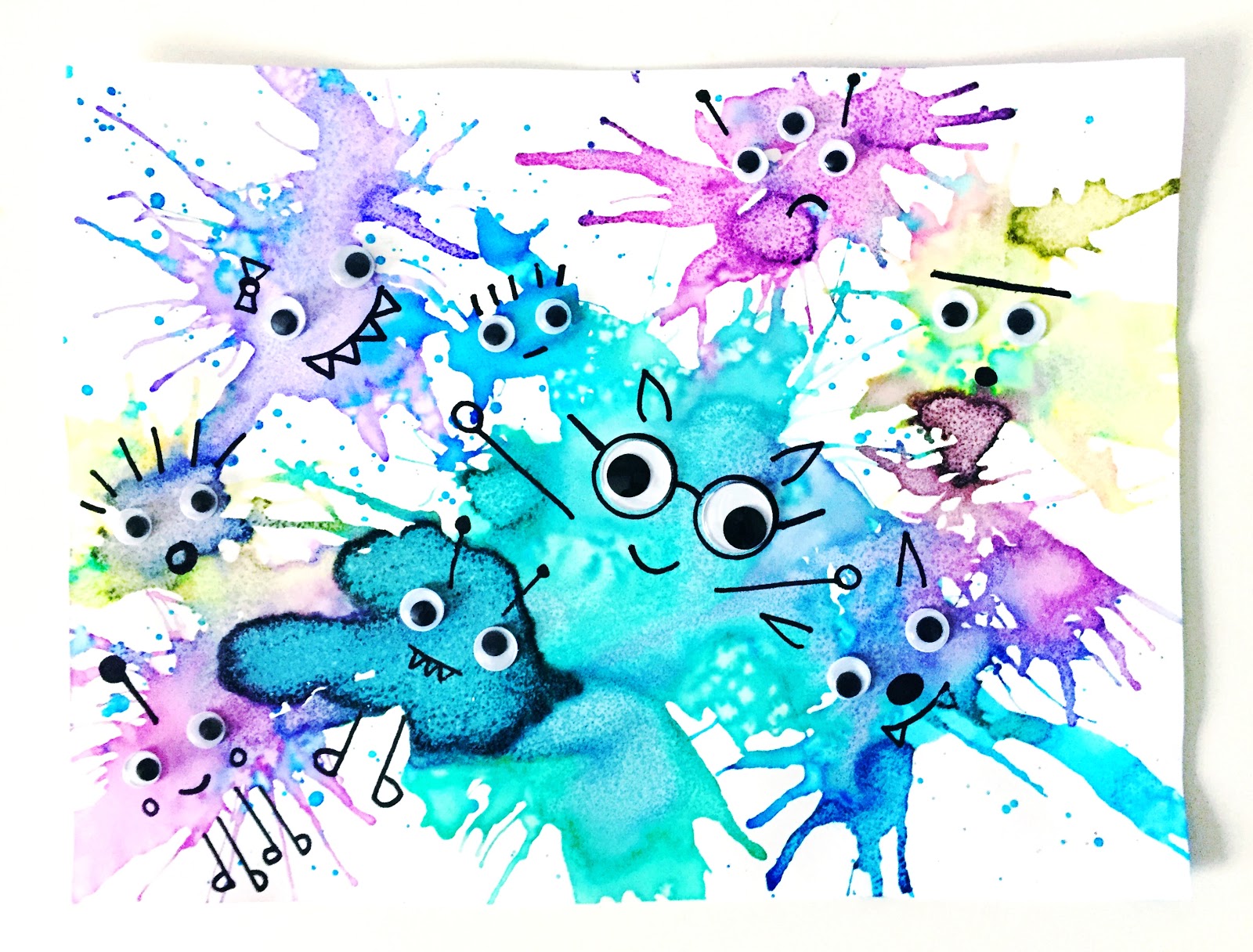 Blowpaint Monsters smocks.on