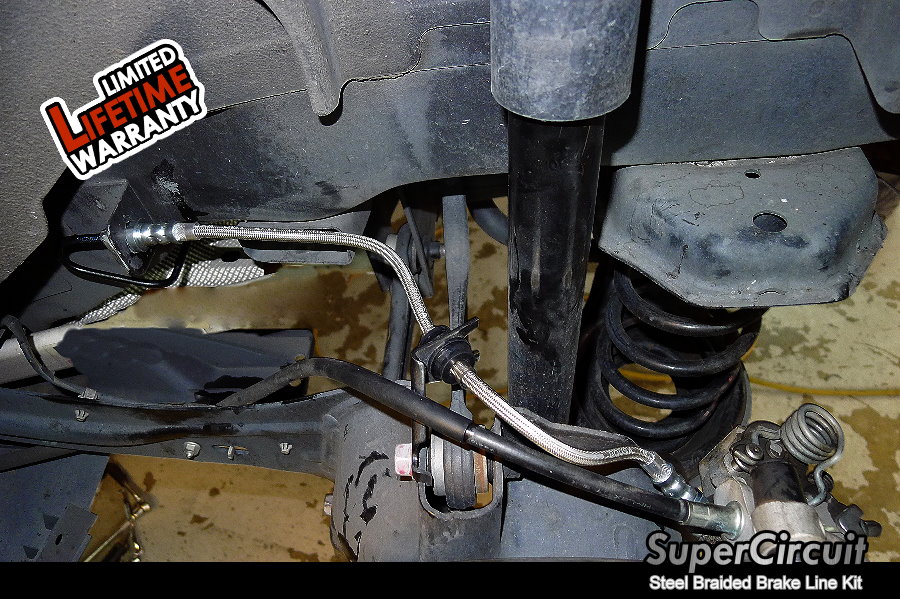 SUPERCIRCUIT Steel Braided Brake Lines: Mazda 3 MPS Steel Braided Brake