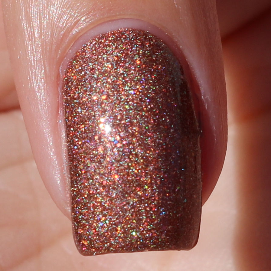 Powder Perfect Hunter's Moon swatched by Olivia Jade Nails
