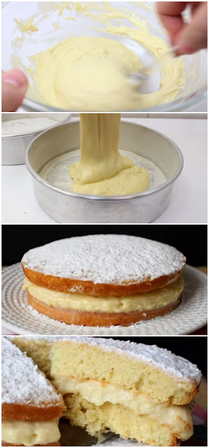 Como fazer bolo sonho recheado com creme