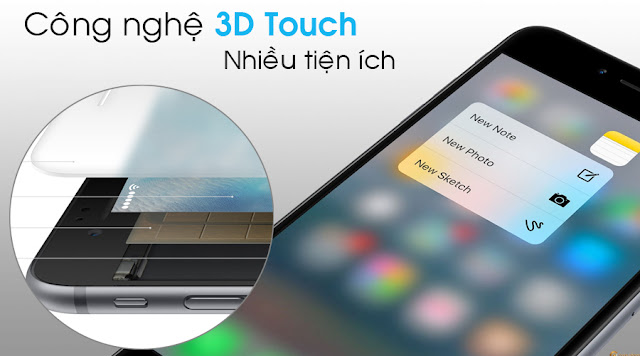 Công nghệ 3D Touch nhiều tiện ích