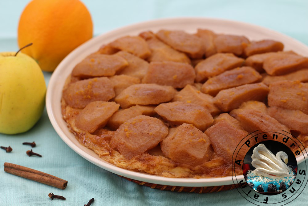 Tarte tatin à la poêle A Prendre Sans Faim