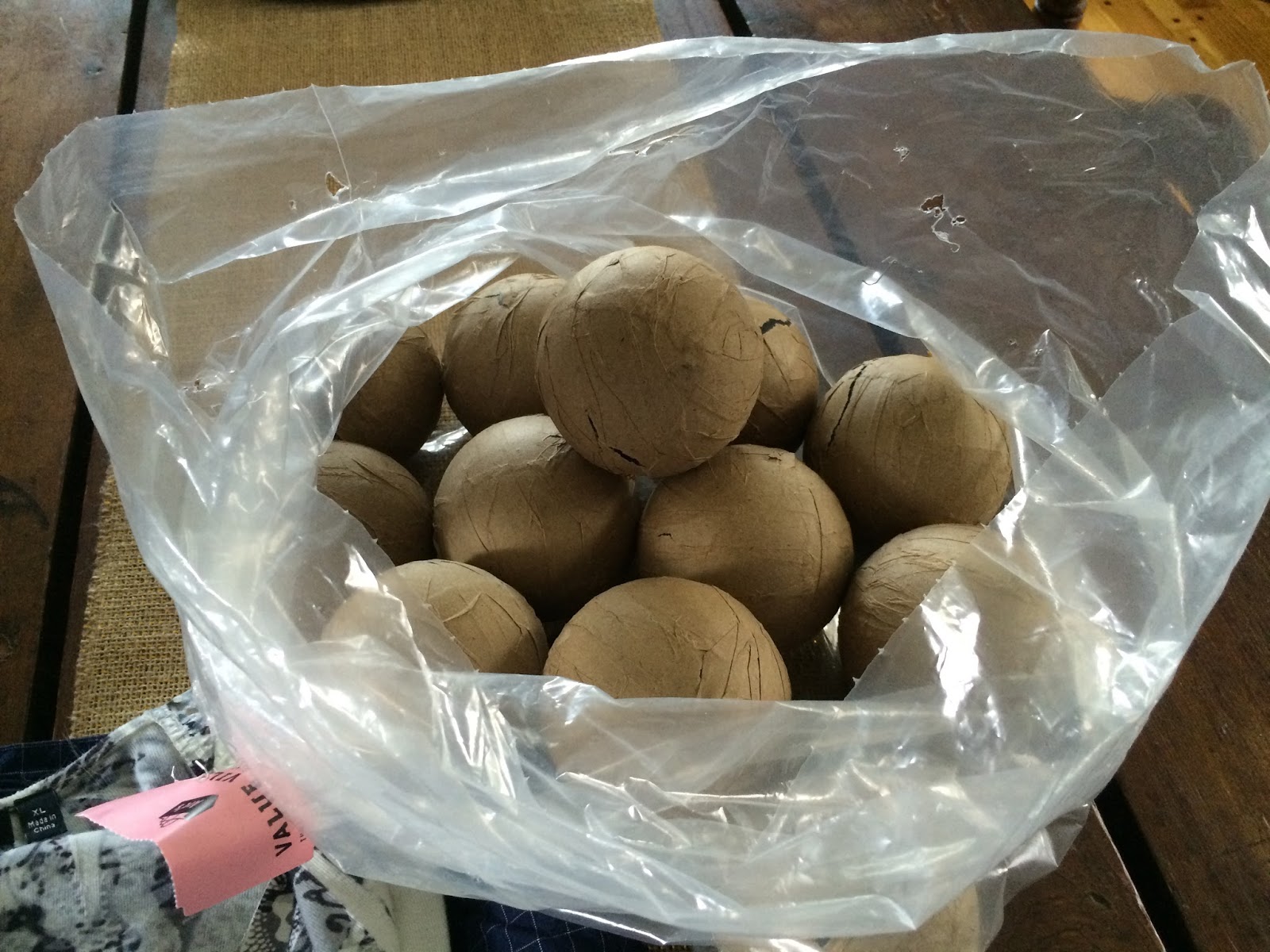 Decor Fabric Rag Balls