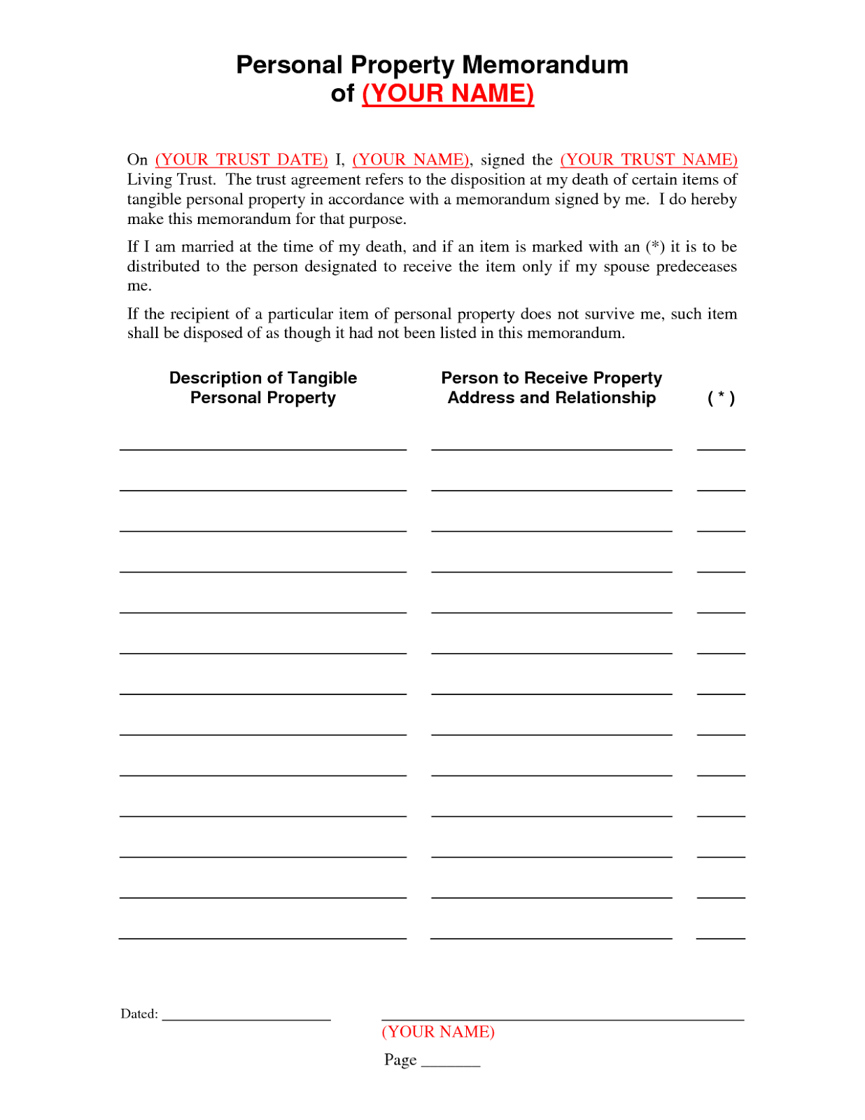 printable-personal-property-memorandum-template-printable-templates