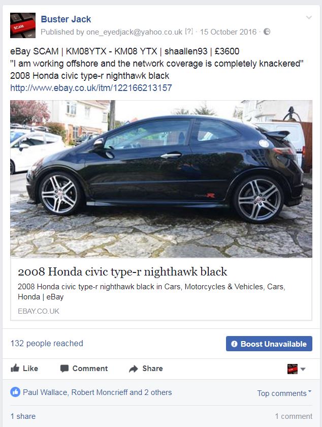 SCAM METRO BANK FRAUD 230580 24443396 Adams Trans HONDA TYPE