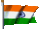 40px India flag - लाल क़िला आगरा