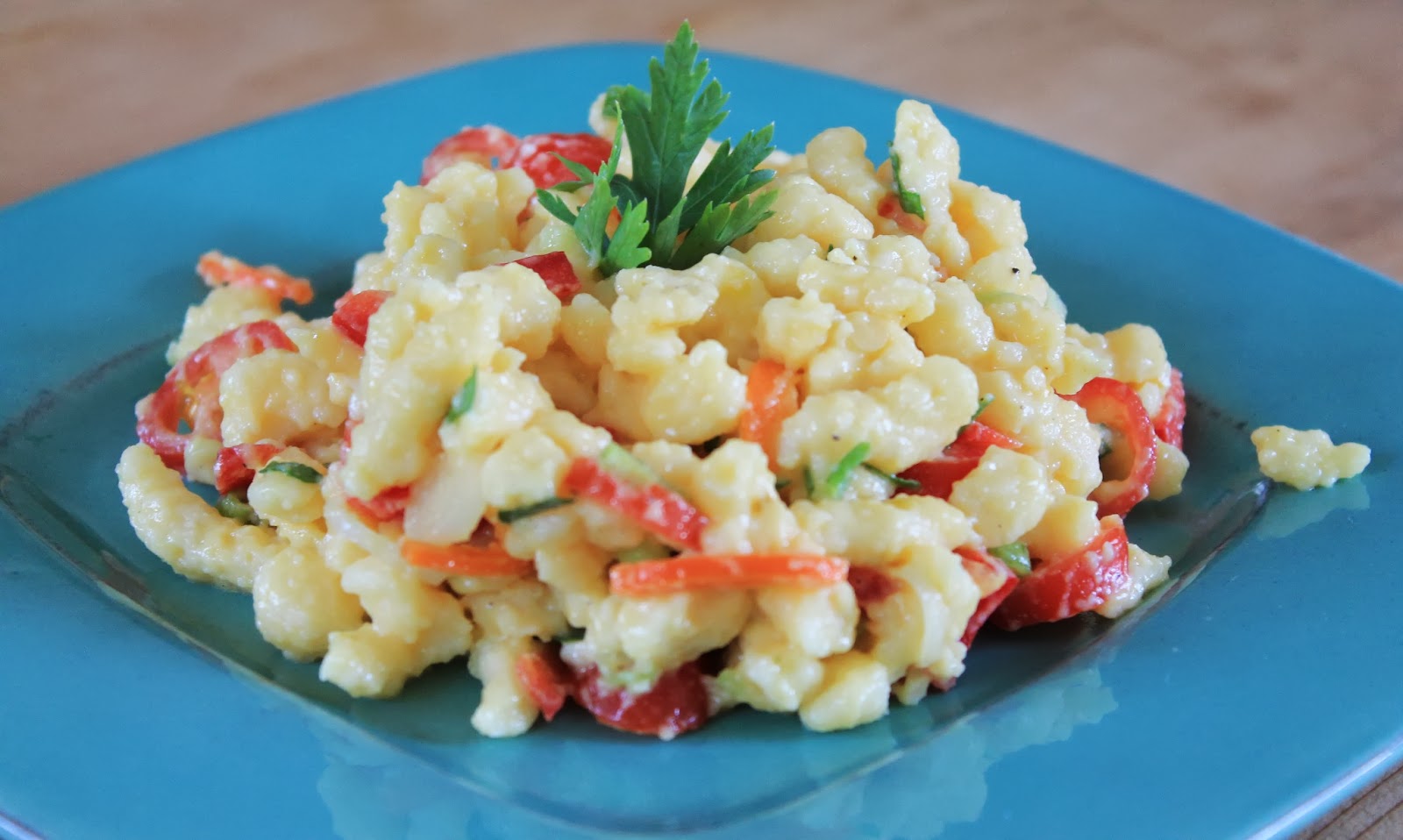 Svenja&amp;#39;s Koch- und Backblog: Spätzle-Salat