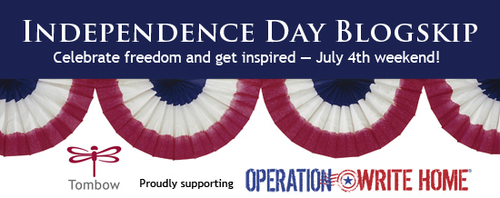 Independence Day Blog Hop with Operation Write Home ~ EarthyScrap