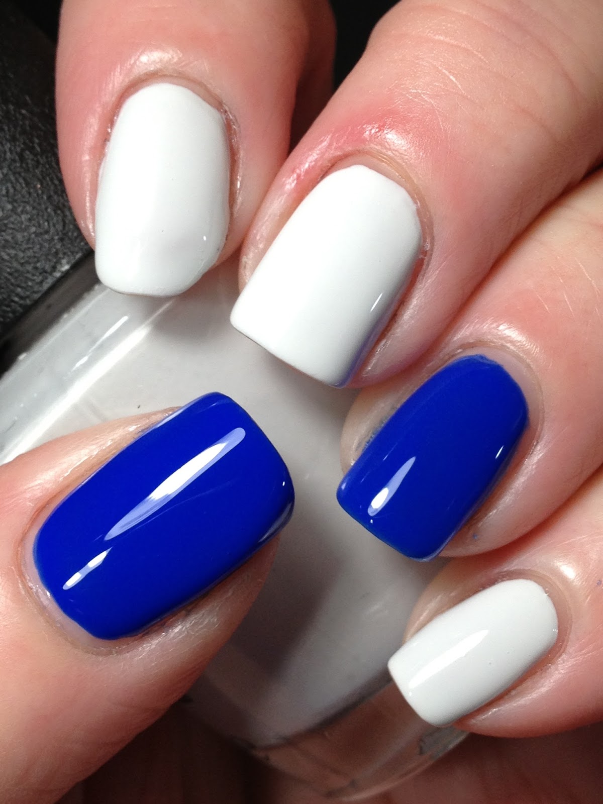 Canadian Nail Fanatic Let S Go Blue Jays I Made Stamper Decals Last Night But Forgot To Top Coat Them Either Or Early Enough So Didn T Do Until Sat Down My Nails This Morning